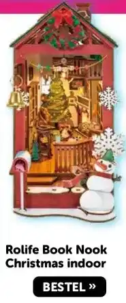 Boekenvoordeel Rolife Book Nook Christmas indoor aanbieding