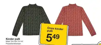 Zeeman Kinder pulli aanbieding