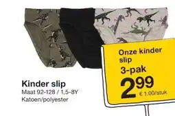 Zeeman Kinder slip aanbieding
