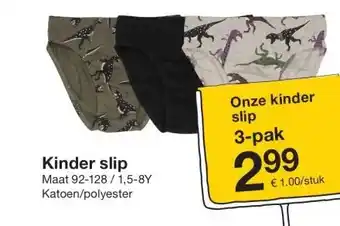 Zeeman Kinder slip aanbieding