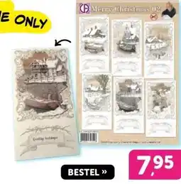 Boekenvoordeel Merry Christmas 02 kaartenpakket aanbieding