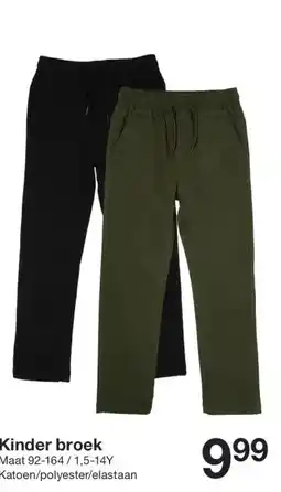 Zeeman Kinder broek aanbieding