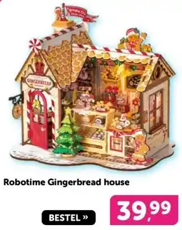 Boekenvoordeel Robotime Gingerbread house aanbieding