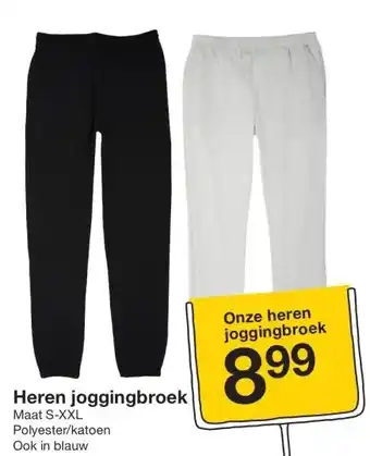 Zeeman Heren joggingbroek aanbieding