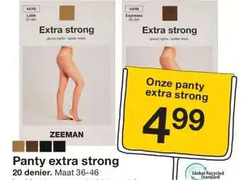 Zeeman Panty extra strong aanbieding