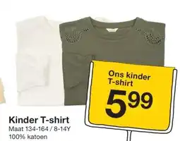 Zeeman Kinder T-shirt aanbieding