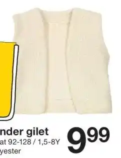 Zeeman Kinder gilet aanbieding