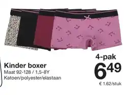 Zeeman Kinder boxer aanbieding