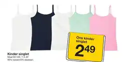 Zeeman Kinder singlet aanbieding