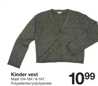 Zeeman Kinder vest aanbieding