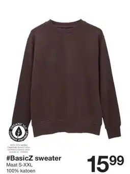 Zeeman #BasicZ sweater aanbieding
