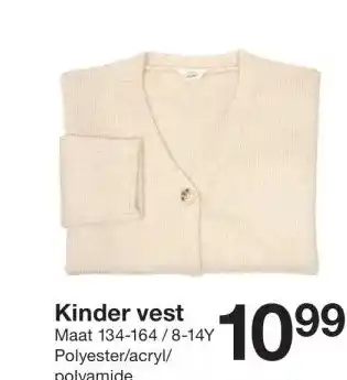 Zeeman Kinder vest aanbieding