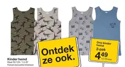 Zeeman Kinder hemd aanbieding