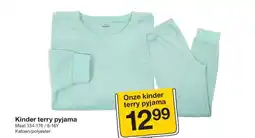 Zeeman Kinder terry pyjama aanbieding