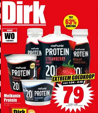 Dirk Melkunie Protein aanbieding