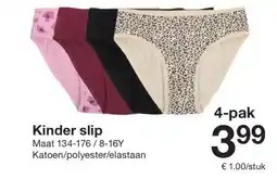 Zeeman Kinder slip aanbieding