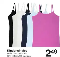 Zeeman Kinder singlet aanbieding