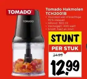 Vomar Voordeelmarkt Tomado Hakmolen TCH2001B aanbieding