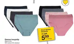 Zeeman Dames heupslip aanbieding