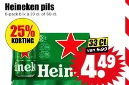 Dirk Heineken pils aanbieding