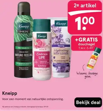 Etos Kneipp aanbieding