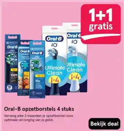 Etos Oral-B opzetborstels aanbieding