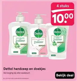 Etos Dettol handzeep en doekjes aanbieding