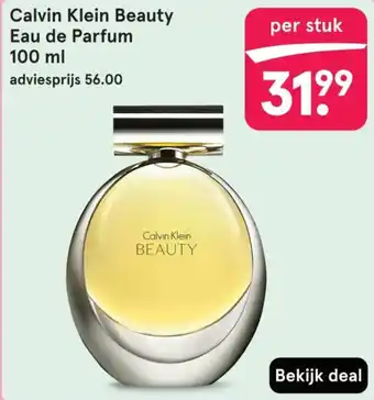 Etos Calvin Klein Beauty Eau de Parfum aanbieding