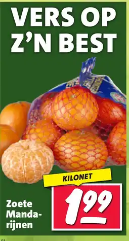 Nettorama Zoete Manda- rijnen aanbieding