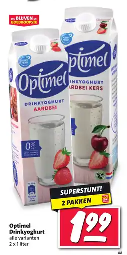 Nettorama Optimel Drinkyoghurt aanbieding