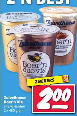 Nettorama Zuivelhoeve Boer'n Vla aanbieding