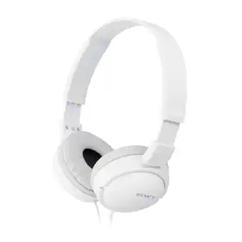 Amazon Sony Mdr-Zx110/Wc(Ae) Opvouwbare Instapkoptelefoon Met Uitstekend Geluid (30 Mm Driver), Wit aanbieding