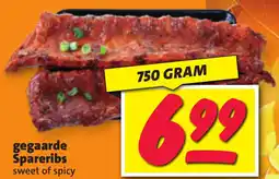 Nettorama Gegaarde Spareribs aanbieding