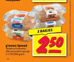 Nettorama G'woon spread aanbieding