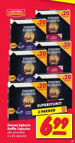 Nettorama Douwe Egberts Koffie Capsules aanbieding