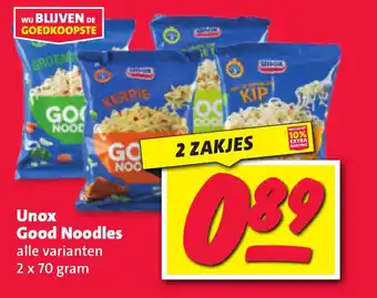 Nettorama Unox Good Noodles aanbieding