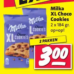 Nettorama Milka XL Choco Cookies aanbieding