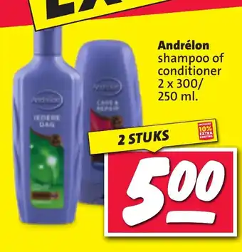 Nettorama Andrélon shampoo of conditioner aanbieding