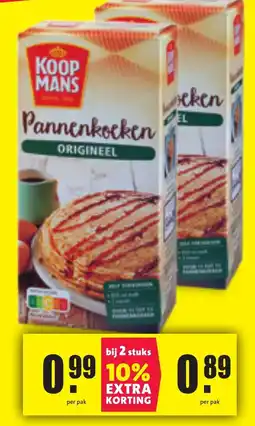 Nettorama Koop mans pannenkoeken origineel aanbieding