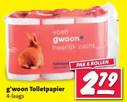 Nettorama G'woon Toiletpapier aanbieding