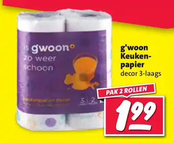 Nettorama G'woon Keuken- papier aanbieding