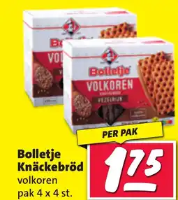 Nettorama Bolletje Knäckebröd volkoren aanbieding