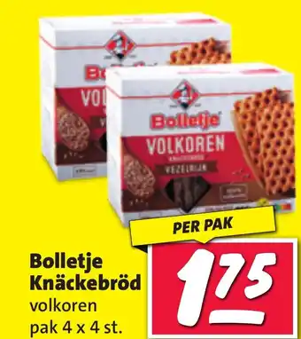 Nettorama Bolletje Knäckebröd volkoren aanbieding