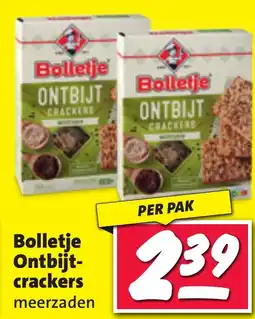 Nettorama Bolletje Ontbijt- crackers meerzaden aanbieding