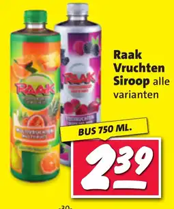 Nettorama Raak Vruchten Siroop aanbieding