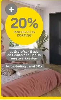 Praxis StoreMax Basic en Comfort en CanDo maatwerkkasten aanbieding