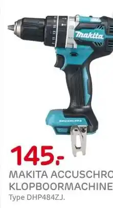 Praxis MAKITA ACCUSCHROEF-/ KLOPBOORMACHINE aanbieding