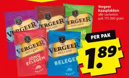 Boni Vergeer kaasplakken aanbieding