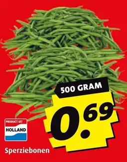 Boni Sperziebonen aanbieding