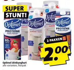 Boni Optimel drinkyoghurt aanbieding